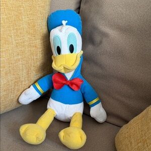 Donald Duck Plush Toy - Blue, Yellow & Red